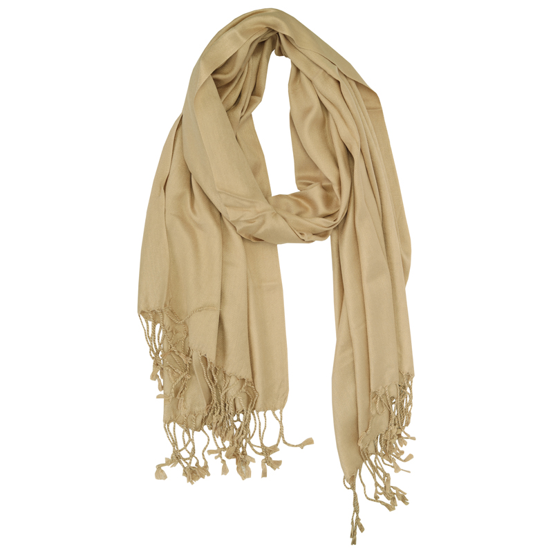 小物 25AW WAPS WRAP 01 SCARF COTTON BEIGE Echarpe Pashmina Viscose Lisa