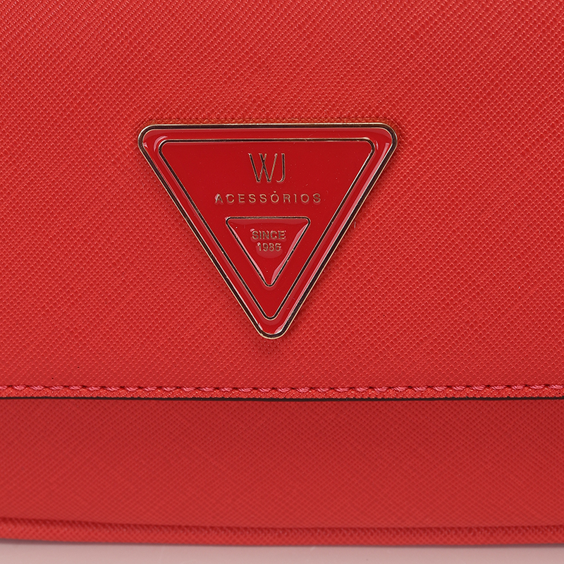 Bolsa Transversal Pequena Logo Metal Resinado