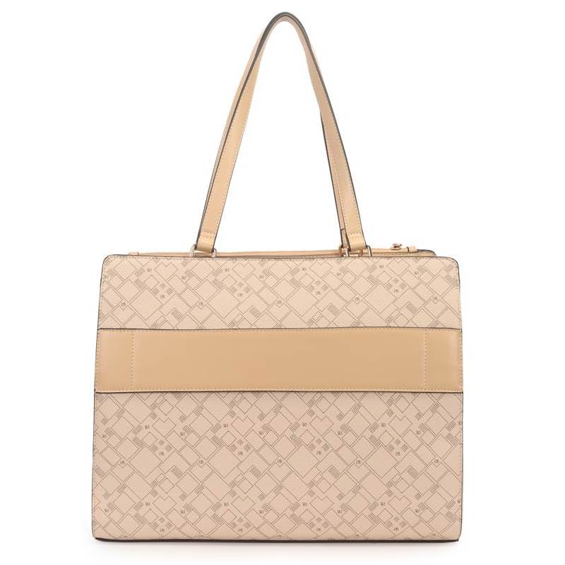 【W.J】 Bolsa Satchel Grande Monograma Porta Notebook 15