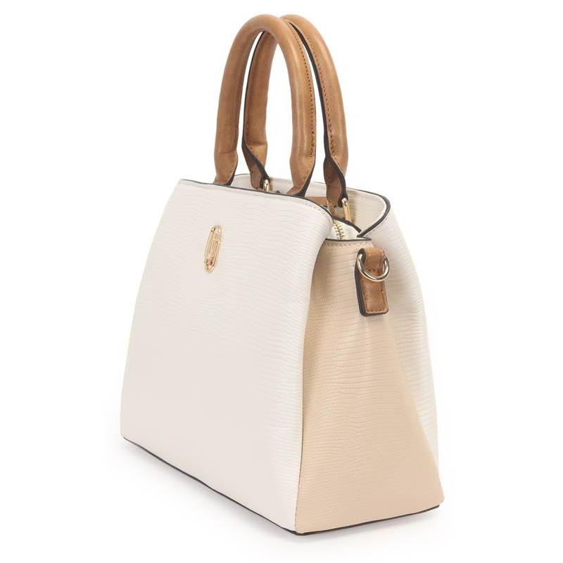 Bolsa Satchel Grande Lezard Al?a Laser