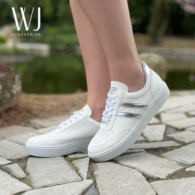 Tenis Recortes Carimbo Wj