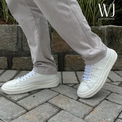 Calcado Masculino Couro Carimbo Wj