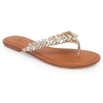 Rasteirinha Strass Dedo