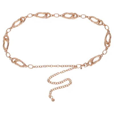 Cinto Feminino Corrente Metal 2cm