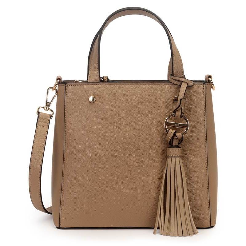 Bolsa Satchel Media Com Chaveiro Personalizado