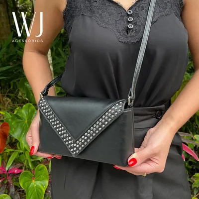 Bolsa Transversal Pequena Metais