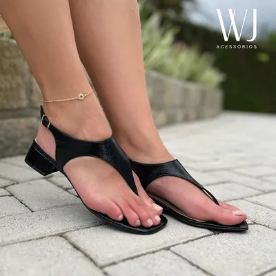Sandalia Baixa Salome Basica 4cm