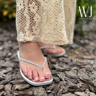 Rasteirinha Tira Strass