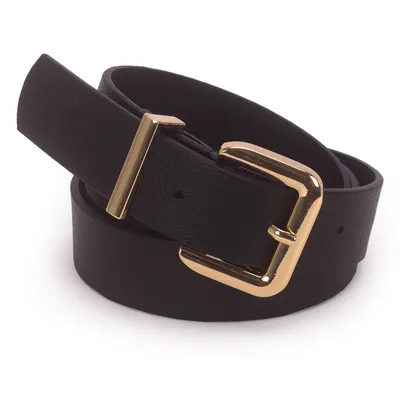 Cinto Feminino Fivela Quadrada Passante De Metal