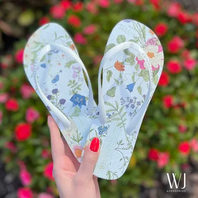 Chinelo Estampa Floral
