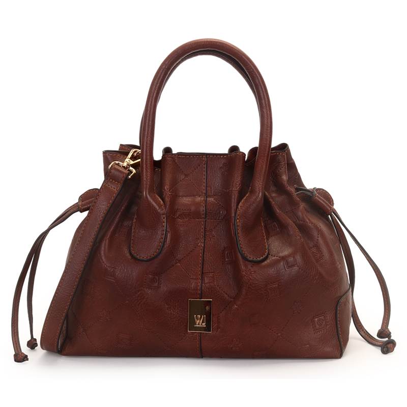 Bolsa Saco Media Monograma Wj Baixo Relevo