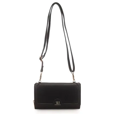 Bolsa Transversal Pequena Com Compartimentos