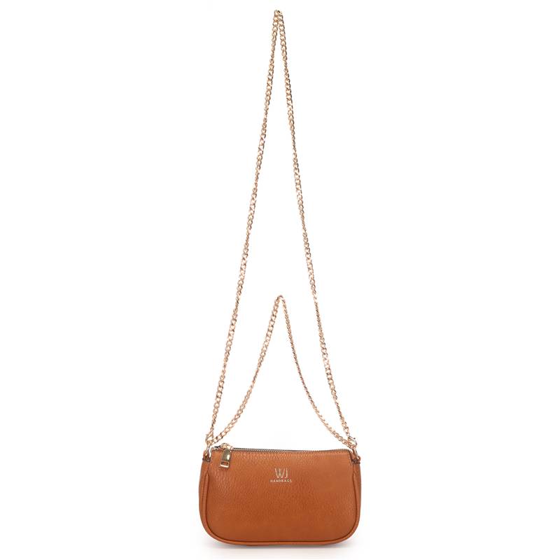 Bolsa Transversal Pequena Basica Com Alca Corrente