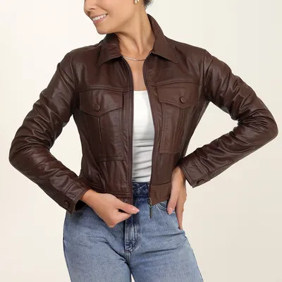 Jaqueta Couro Bolsos