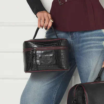 Necessaire Grande Croco E Spikes