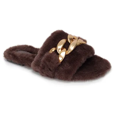 Chinelo De Pelo Corrente