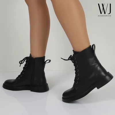 Coturno Couro Basico