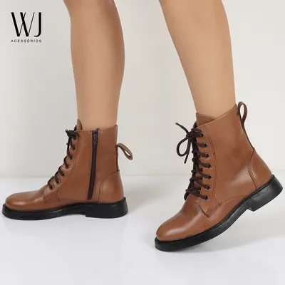 Coturno Couro Basico