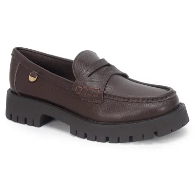 Loafer Couro Metal Wj