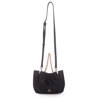 Bolsa Transversal Estilo Saco Pequena Com Alca Corrente