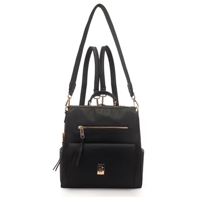 Mochila Media Com Bolso Frontal