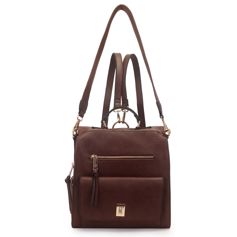 Mochila Media Com Bolso Frontal