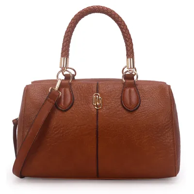 Bolsa Bau Grande Bicolor Com Alca Rolete Trancada