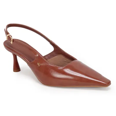 Slingback Recorte Reto 7,5cm