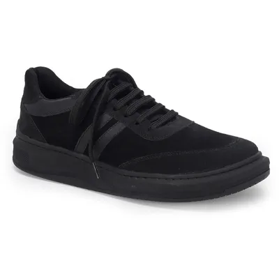Calcado Masculino Couro Recortes Lateral