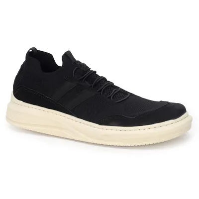 Calcado Masculino Knit Cadarço Elastico