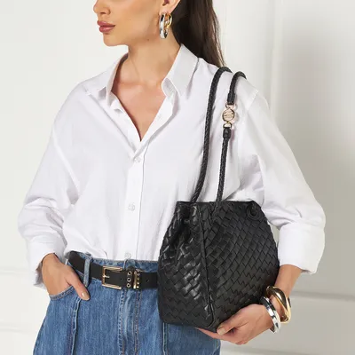 Bolsa Satchel Grande Tresse Com Alca Rolete Trancada
