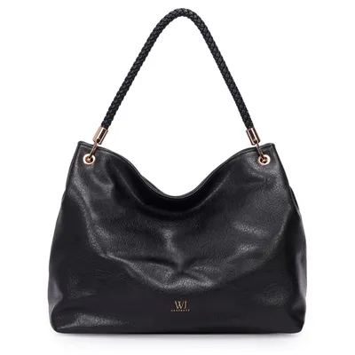Bolsa Hobo Grande Com Alca Trancada Rolete