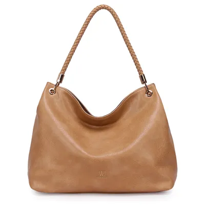Bolsa Hobo Grande Com Alca Trancada Rolete