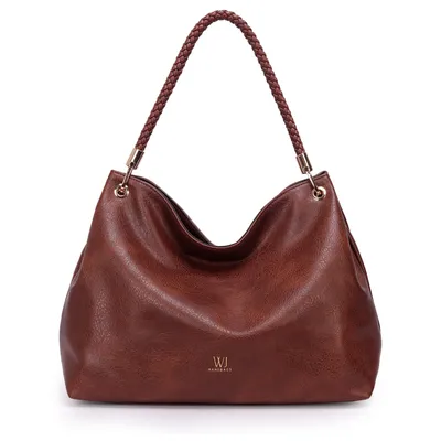 Bolsa Hobo Grande Com Alca Trancada Rolete