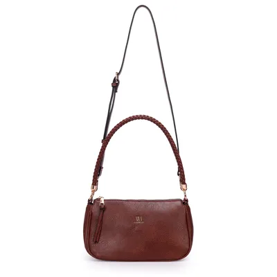 Bolsa Transversal Media Com Alca De Ombro Rolete Tresse