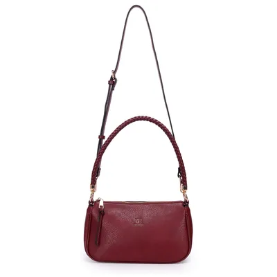 Bolsa Transversal Media Com Alca De Ombro Rolete Tresse