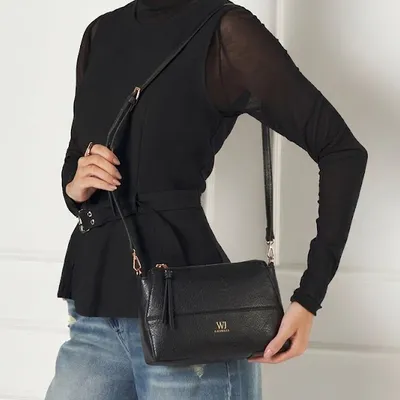 Bolsa Transversal Media Com Recortes