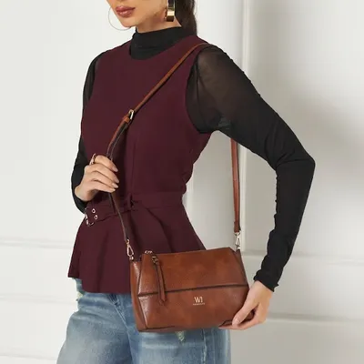 Bolsa Transversal Media Com Recortes