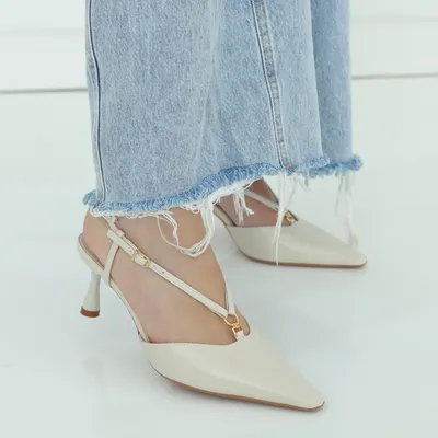 Slingback Com Tira E Metal 5cm Slingback Com Tira E Metal 5cm