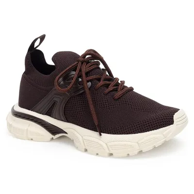Tenis Knit Detalhe Borracha