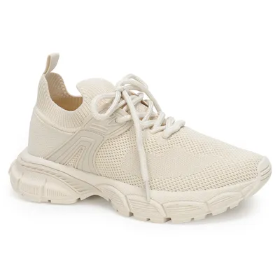 Tenis Knit Detalhe Borracha