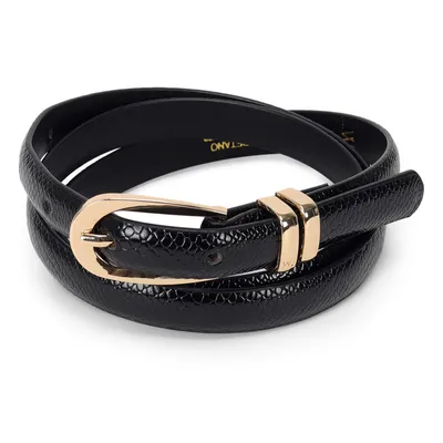 Cinto Feminino Fivela Arredondada E Passantes Personalizados 1,5cm