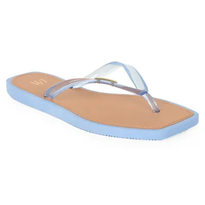 Chinelo Dedo Tira Translucida