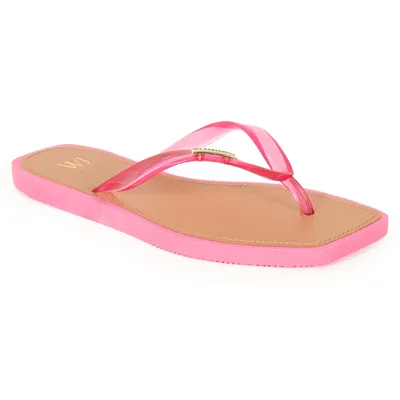 Chinelo Dedo Tira Translucida