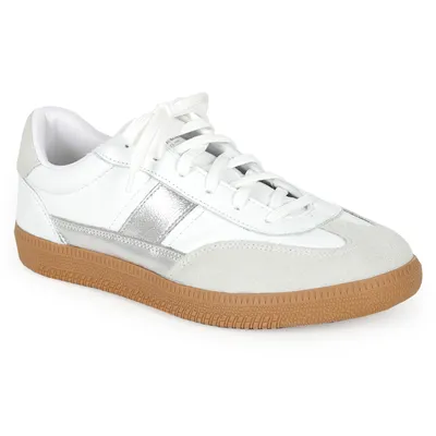 Tenis Couro Com Recortes