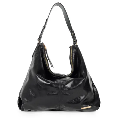 Bolsa Hobo Couro Grande Costura