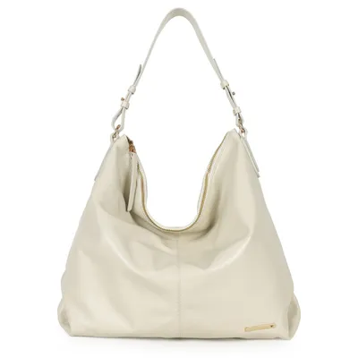 Bolsa Hobo Couro Grande Costura